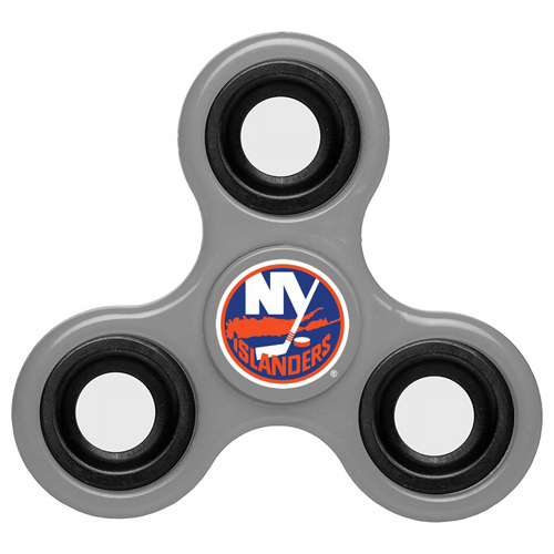 NHL New York Islanders 3 Way Fidget Spinner G94 - Gray - Click Image to Close